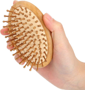 Bamboo Head Massager Brush